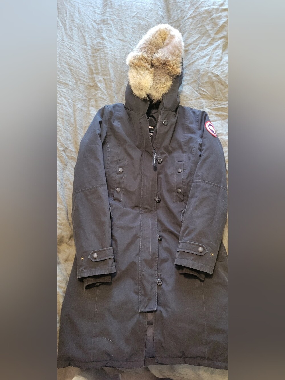 Canada Goose Black Kensington Parka Small